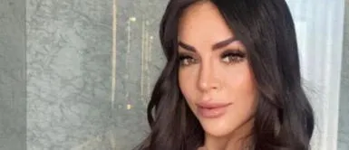 Sheyla Rojas y bikini con flecos Sheyla Rojas se despide del Perú con bikini decorado con mostacillas y conchitas marinas