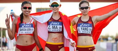 Peruana es campeona mundial y obtuvo medalla de bronce. ¡Orgullo peruano! Kimberly García logró medalla de bronce en Mundial de marcha atlética