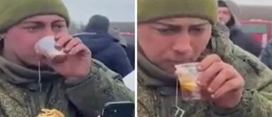 Ciudadanos ucranianos comparten su comida con soldado ruso. Ucranianos comparten sus alimentos con soldado ruso: “Estos jóvenes no tienen la culpa”