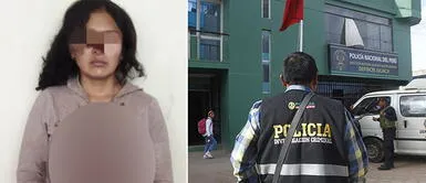 Juliaca. Mujer quedó detenida por el asesinato de su esposo. Foto: PNP Peruana denuncia el asesinato de su esposo, pero descubren que ella es la homicida