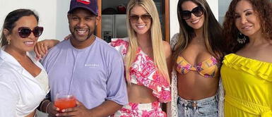 Edson Dávila asistió al cumpleaños de Brunella Horna. Giselo fue en combi al cumpleaños de Brunella Horna: “Me ha dejado lejos”