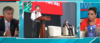 Periodista y abogado protagonizan acalorada entrevista. Leiva pierde los papeles con César Nakazaki y él le responde: “Eres ciega ante la verdad”