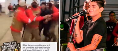 Bryan Arámbulo fue criticado por periodista de Instarándula por salir de una presentación junto a un fuerte cerco de seguridad. Califican de ''ridículo'' a Bryan Arámbulo por salir de una presentación rodeado por agentes de seguridad