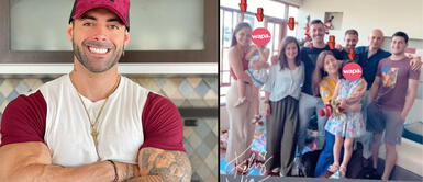 Sebastián sube foto familiar Sebastián Lizarzaburu publica foto familiar por el Día de la Mujer