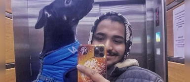 Rishabh Kaushik no quiso abandonar a su perro Maliboo en Ucrania. Ucrania: Joven estudiante se rehúsa a dejar a su perrito tras ataques de Rusia