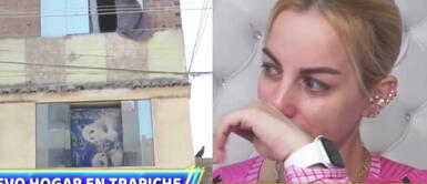 Dalia Durán empieza nueva vida junto a sus 4 hijos en Comas. Foto: composición/ captura de ATV Dalia Durán se mudó a Comas luego de ser desalojada de departamento: "Lo más duro es pasar esto sola"