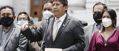 Waldemar Cerrón cuestionó objetividad del Congreso. Congreso: Waldemar Cerrón advirtió que tratan al presidente Castillo "como si fuera un trofeo"