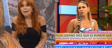 Magaly Medina no pagaría 20.000 dólares para tener a Tilsa Lozano en el set de su programa. Magaly Medina le dijo “desubicada” a Tilsa Lozano por querer cobrar 20 mil dólares para ir a su programa