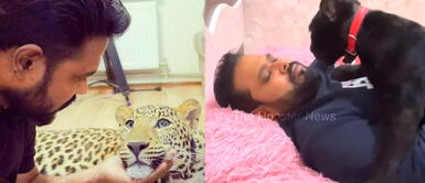 Médico revela cómo afronta la crisis en Ucrania junto a sus animales. Ucrania: Médico permanece en sótano junto a sus perros, jaguar y pantera tras ataques rusos