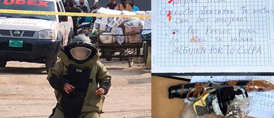 Encuentran granada, balas y una carta con amenaza en la puerta del penal Castro Castro Penal Castro Castro: Encuentran granada, balas y una carta con amenaza en la puerta