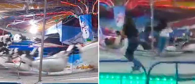 Play Land Park en Surco: desperfecto mecánico dejó dos heridos Play Land Park en Surco: desperfecto mecánico generó aterrador accidente