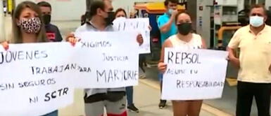 Trabajadora de grifo Repsol sufrió quemaduras y no contaba con seguro Repsol: trabajadora de grifo sufrió quemaduras y no contaba con seguro médico
