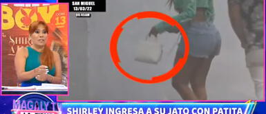 Magaly Medina se preguntó en qué momento le robaron a Shirley Arica su cartera, si llegó con ella a su casa. ¿Shirley Arica mintió sobre el robo de su cartera? Magaly Medina la desmintió