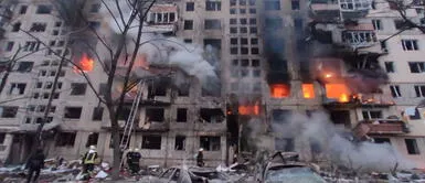 Rusos bombardean torre de televisión en Ucrania. ¡Lamentable! Ya son 19 los muertos en un bombardeo contra una torre de televisión en Ucrania