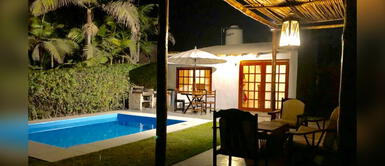 3 acogedores bungalows con piscina para escaparse un fin de semana ¡Cerca de Lima! 3 acogedores bungalows con piscina para escaparse en fin de semana