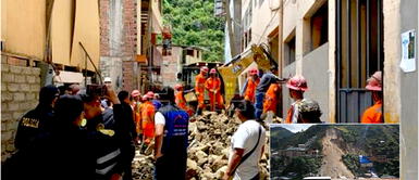 Deslizamiento de tierra en el centro poblado de Retamas, de la provincia de Pataz, región La Libertad. La Libertad: Casas hasta de 8 pisos que se derrumbaron en Pataz fueron construidas sin licencia