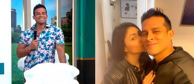 Christian Domínguez confesó que solo va a los programas donde tiene el permiso de Pamela Franco. Christian Domínguez bromea y señala que le pide permiso a Pamela Franco para ir a los programas de televisión