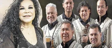 Eva Ayllón y los Kjarkas tienen una amistad de años. Eva Ayllón, invitada de honor de los emblemáticos Kjarkas de Bolivia