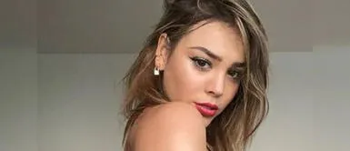 Danna Paola y peinado chic Danna Paola muestra cómo llevar el fleco este 2022 con sublime peinado desde Milán