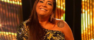 Katia Palma con look monocromático Katia Palma se aferra al estilo monocromático en elegante outfit por celebración a Yo Soy 10 años