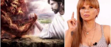 Mhoni Vidente asegura que este lunes 21 de marzo Dios peleará con el diablo. Mhoni Vidente predijo algo terrible para este lunes 21 de marzo: “Dios bajará a pelear con el Diablo”