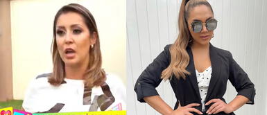 Karla Tarazona expresó su malestar por usar la imagen de su pequeño hijo. Karla Tarazona se pronuncia por declaraciones de Christian Domínguez