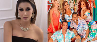 Karla Tarazona se amenazó con denunciar a América hoy. Karla Tarazona advierte a ‘América hoy’ de demandarlos si siguen mencionando el nombre de su hijo