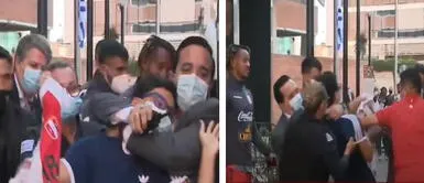 Peruano es ‘cogoteado’ en Uruguay por querer abrazar a Christian Cueva Peruano es ‘cogoteado’ en Uruguay por querer abrazar a Christian Cueva