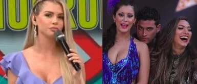 Brunella Horna habló de cuando participó en el programa de bailes junto a Karla Tarazona, Christian Domínguez e Isabel Acevedo. Brunella Horna aseguró ser testigo del inicio de la relación entre Christian Domínguez e Isabel Acevedo