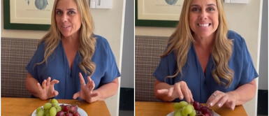 Josie Diez Canseco reveló ritual con uvas para llamar la atención de la persona que te gusta. Josie Diez Canseco sobre cómo llamar la atención de la persona que te gusta: "Come uvas moradas y verdes"