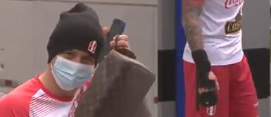 Gianluca Lapadula salió a entrenar a la Videna. Gianluca Lapadula usa vendaje especial en la mano tras el partido de Perú vs. Uruguay