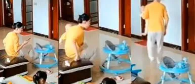 El vídeo es viral en Twitter y otras redes sociales. Viral: Mujer entra en pánico al pensar que le habían robado a su hijo: lo tenía en sus brazos