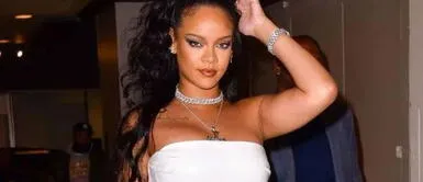 Rihanna cautiva con su último look pre mamá Rihanna desafía la moda de maternidad con audaces y retadores looks que destacan su 'baby bump'