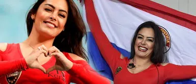 Larissa Riquelme llega a Perú con outfit impactante Larissa Riquelme, la novia del mundial llegó a Perú y deleitó con un pícaro outfit vibrante