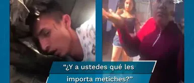 A gritos y empujones defendían al delincuente para que no sea entregado a la policía. Capturan a delincuente y su familia lo defiende gritando: “Roba, pero no hace daño”