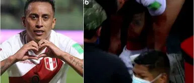 Christian Cueva no dudó en regalarle su short a un hincha tras el pase a repechaje de la selección peruana Christian Cueva le regala su short a un hincha tras la victoria de la selección peruana | VIDEO
