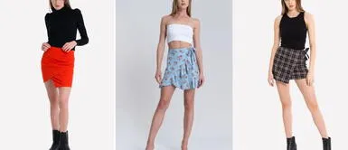 La tendencia de las faldas Wrap La moda abre paso a la nueva tendencia de las minifaldas wrap
