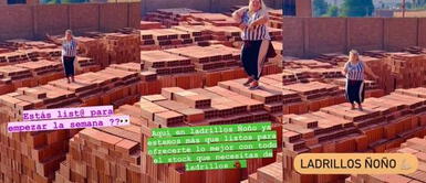 Mujer sorprende en redes sociales al bailar conocida cumbia para vender sus ladrillos. Video viral: mujer arrasa en TikTok bailando cumbia para promocionar su empresa de ladrillos