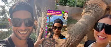 Andrés Wiese y Janick Maceta se lucen juntos en santuario de elefantes, en Tailandia. Andrés Wiese revela la primera foto junto a Janick Maceta, en Tailandia, tras el escándalo