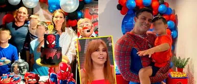 Magaly Medina comparó las fiestas de cumpleaños que Karla Tarazona y Christian Domínguez le organizaron a su hijo Valentino. Magaly Medina comparó las fiestas de cumpleaños que le hicieron Karla Tarazona y Christian Domínguez a su hijo Valentino