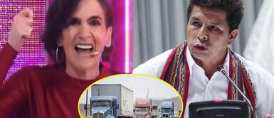 Gigi Mitre furiosa con Pedro Castillo por paro de transportistas Gigi Mitre arremete contra Castillo: "Qué incapacidad del presidente de no controlar el caos"