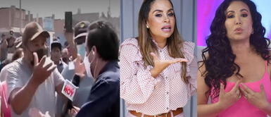 Manifestante cuadra EN VIVO a conductoras de América Hoy: Manifestante cuadra EN VIVO a conductoras de América Hoy: "A ustedes no les afecta porque están bien pagados"