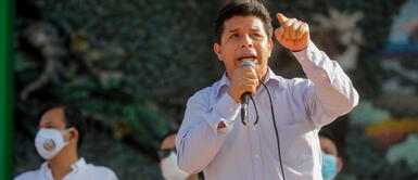 Pedro Castillo: Yo pido al país y a los peruanos que nos dejen trabajar Pedro Castillo: “Yo pido al país y a los peruanos que nos dejen trabajar”