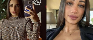 Valery Revello posa con elegante vestido Valery Revello lanza fuerte mensaje desbordando sensualidad y glamour con vestido de satén