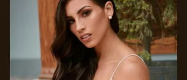 Allison Pastor con enterizo denim Allison Pastor se apega al denim para intensificar la tendencia del otoño en imponente enterizo