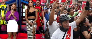 Tras dos días fuera del aire, Esto es guerra le dedicó unas palabras a la población. Conductoras y competidores de EEG dedican palabras de aliento a los peruanos