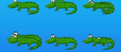 ¿Aceptas el reto? Deberás descubrir la cantidad de cocodrilos en la ilustración. ¿Cuántos cocodrilos puedes encontrar en el reto más difícil de internet?