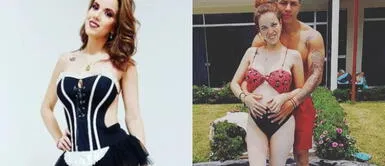 Greissy Ortega celebra su baby shower derrochando elegancia con impoluto vestido Greissy Ortega celebra su baby shower y presume su embarazo con impoluto vestido blanco