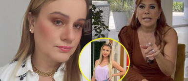 Lourdes Sacín una vez arremete contra Magaly Medina. Lourdes Sacín se enoja con Magaly por criticar a Brunella Horna