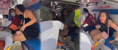 Mujer no deja que se lleven a su pareja al hospital hasta que le dé clave del celular Mujer no deja que lleven a su pareja al hospital hasta que le dé la clave de su celular